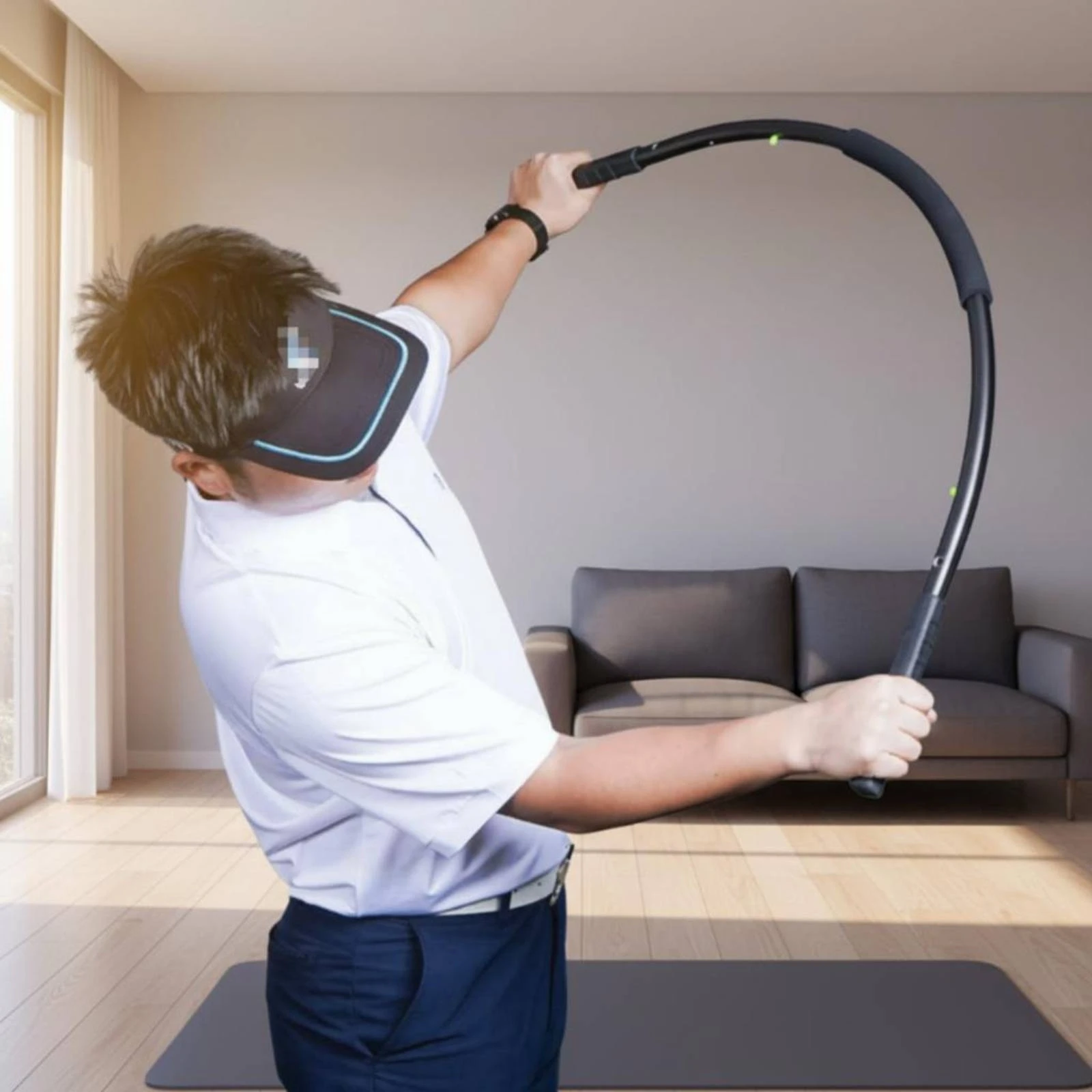 

Golf Swing Coach Warm-up Tool Golf Posture Coach Posture Corrector Flexible Design Swing Practice Stick Stable Structure