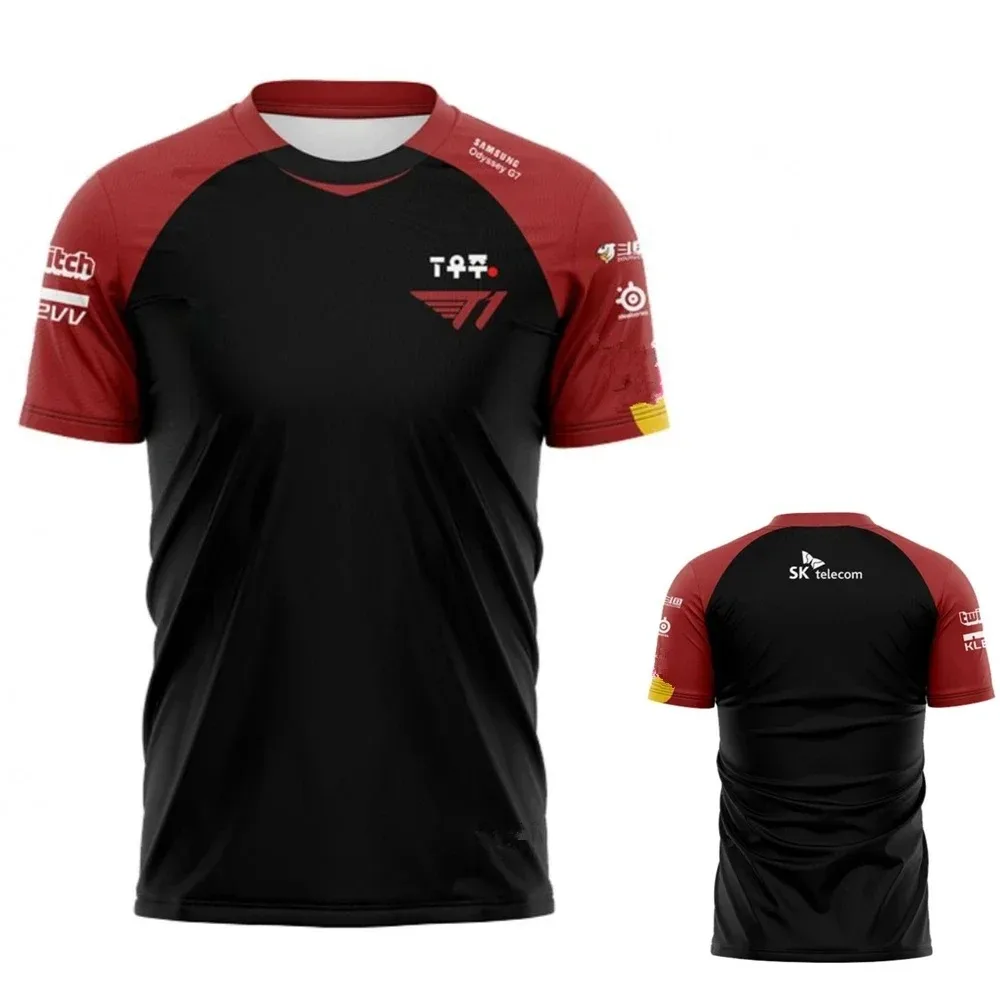 New Skt T1 Esports - Professional Team Esports T-shirt - League of Legends Personalized Fashion Men's and Women's Tshirt TOP