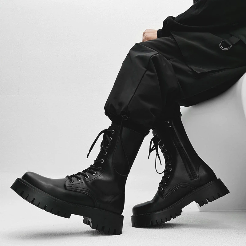 bottes-de-style-britannique-pour-hommes-chaussures-en-cuir-naturel-a-lacets-bottes-de-cowboy-pour-automne-et-hiver-bottes-de-moto-a-plateforme-haute-de-styliste-pour-hommes