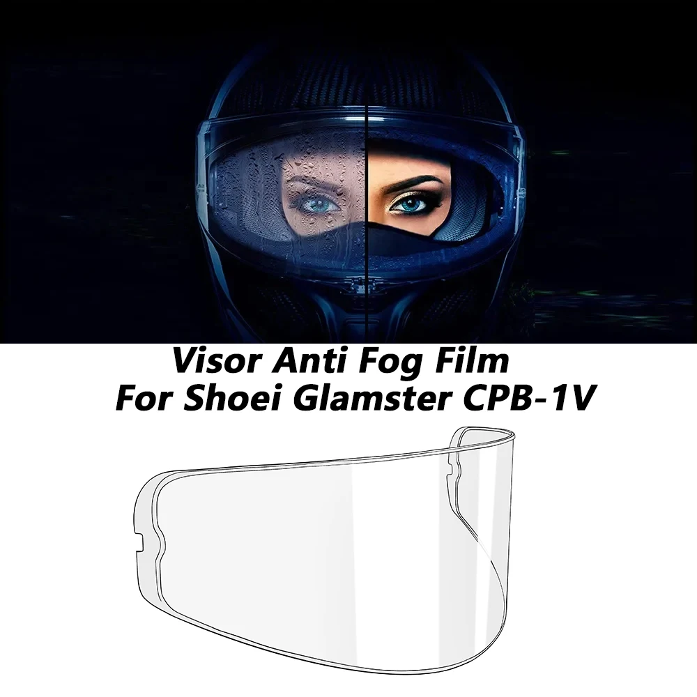 

Мотоциклетный шлем, противотуманная пленка для Shoei Glamster CPB-1V, козырек, противотуманная пленка, аксессуары для шлемов