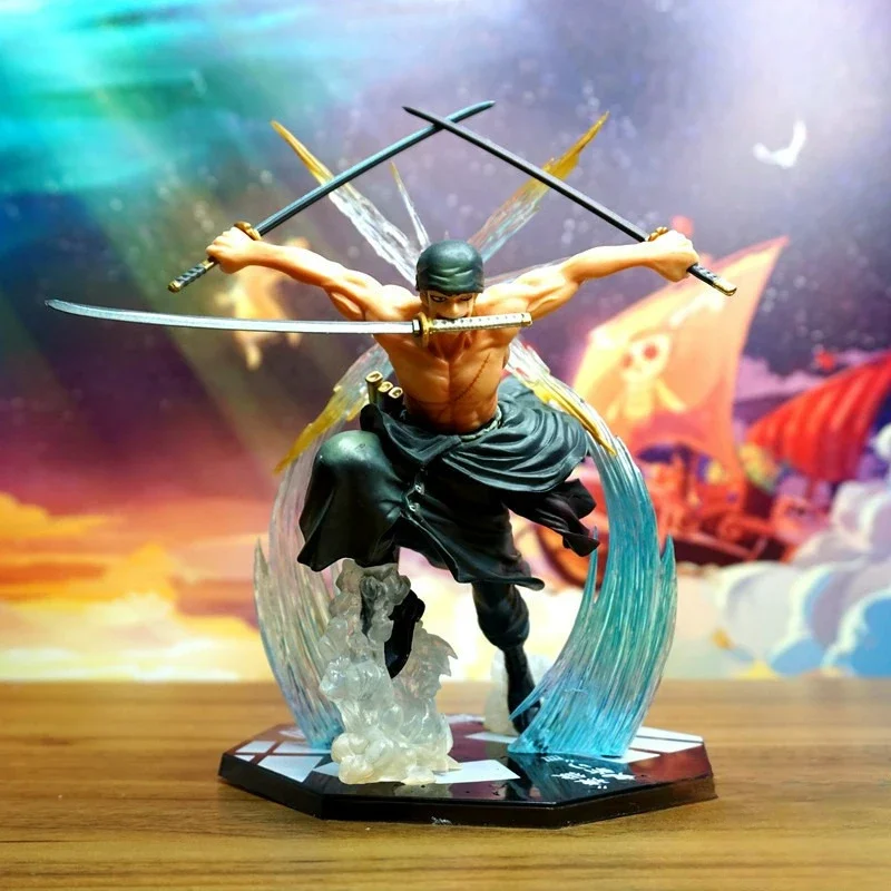 

One Piece Anime Figure Zoro Three-Blade Sa-maximum Mang Action Figures toys model Statue Collection Desktop decoration Kid Gifts