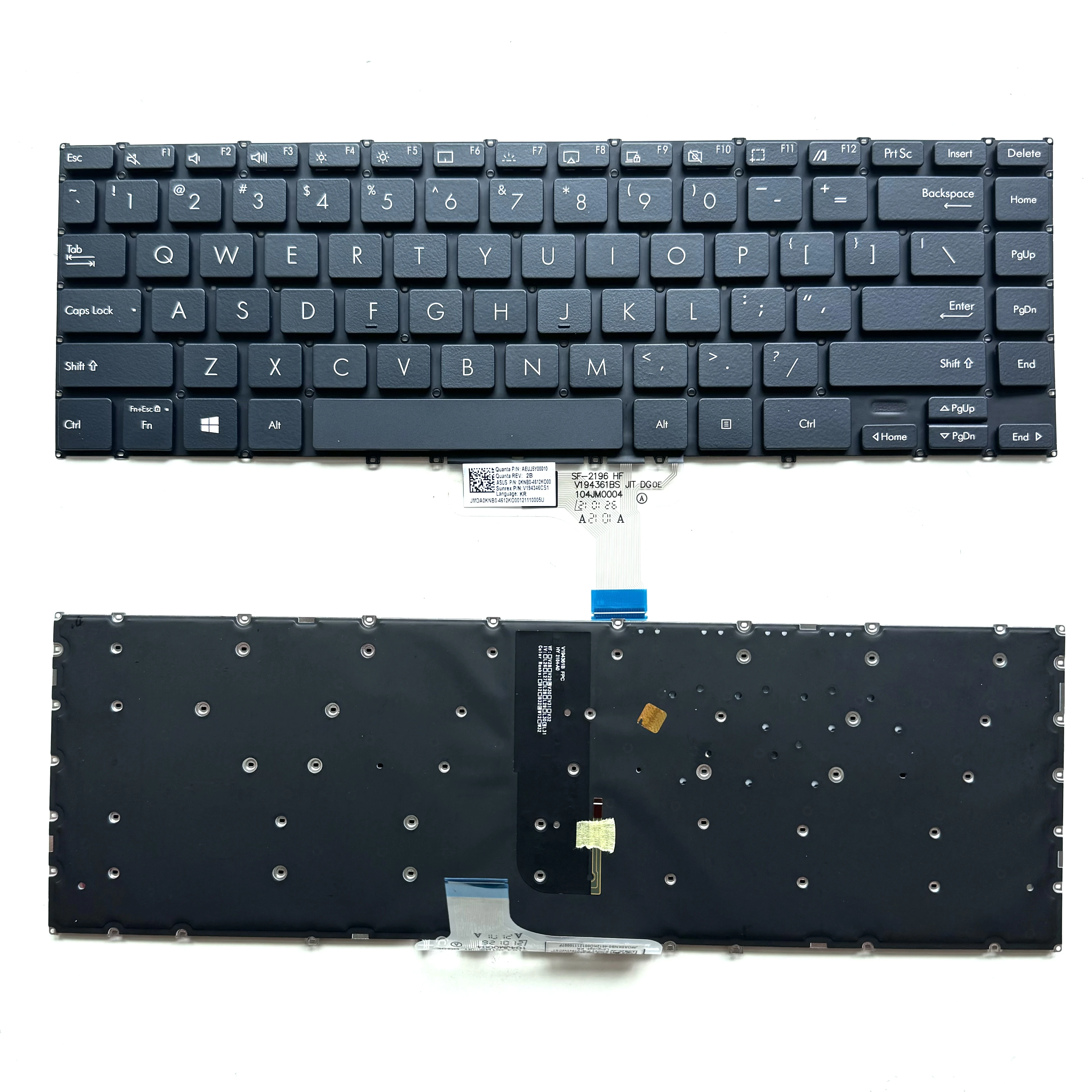 Imagem -02 - Teclado Retroiluminado para Laptop Xin-ru-us para Asus Zenbook Ux363 Ux363e Ux363ea Ux363j Ux363ja X371ea Ux371 Ux371e Ux371ea Uxf3000