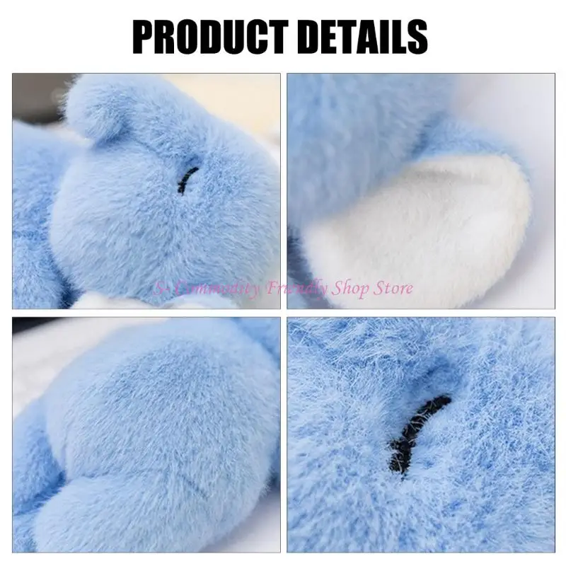 85AE 19cm Panda Plush Animal Doll As Ergonomic Mouse Pad For Office Workers Stress Relief
