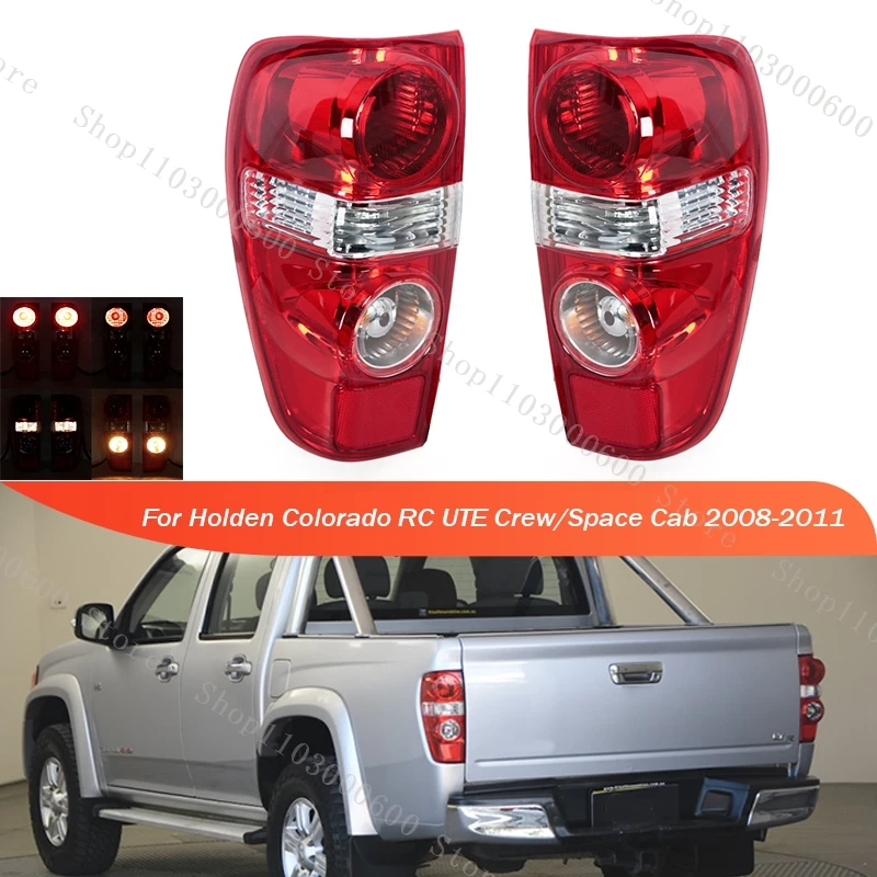 For Holden Colorado RC UTE Crew/Space Cab 2008-2011 Rear Bumper Tail Light Brake Stop Warning Turn Signal Reflector Lamp