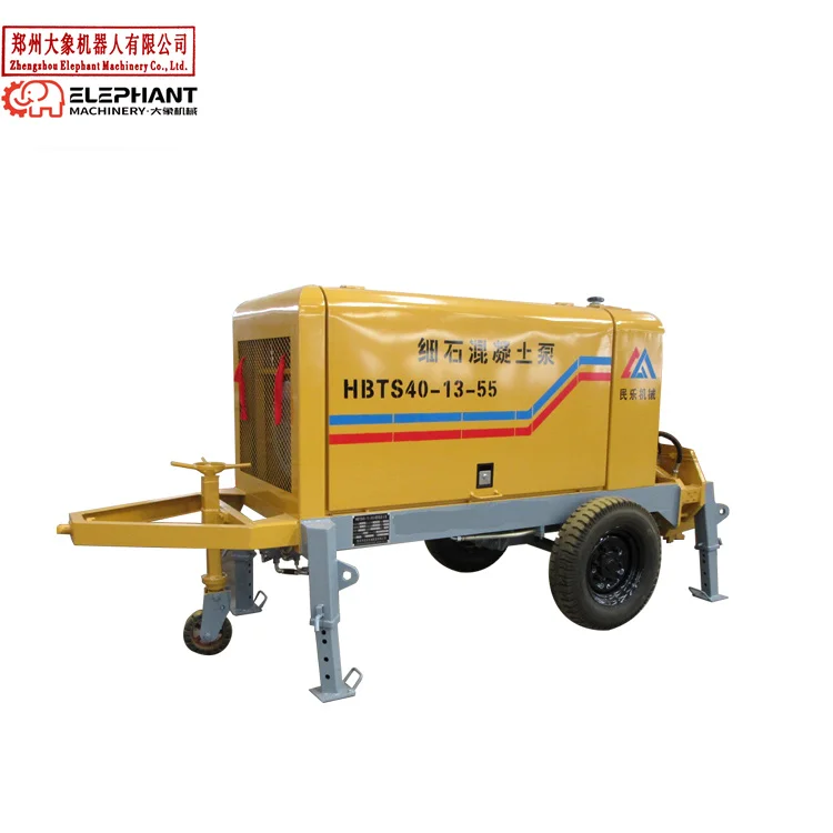 Customized China Supplier Mini Electric Trailer Portable Trailer Concrete Pump Electric Concrete Pump