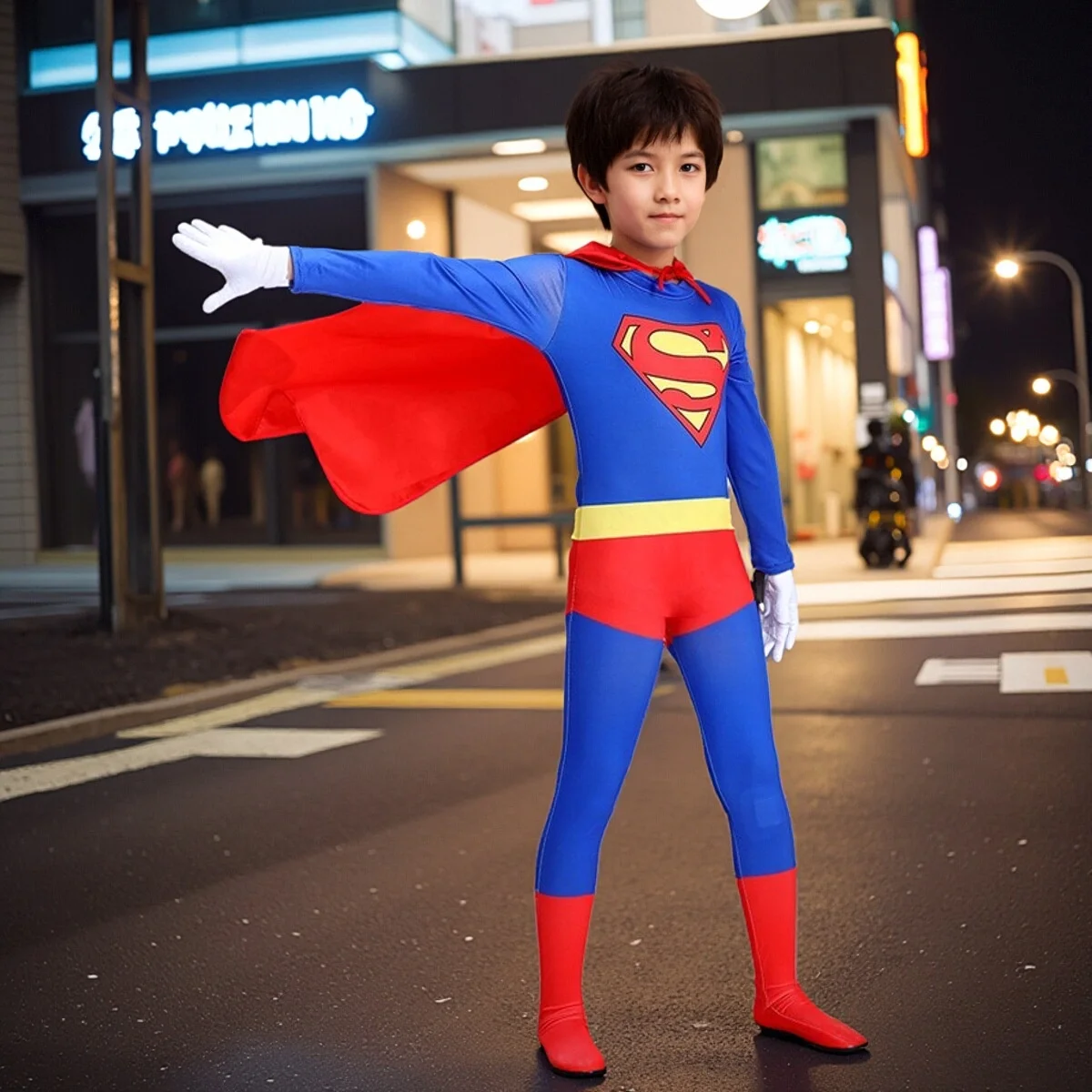 

Костюм для выступления на сцене, боди для косплея на Хэллоуин, облегающий костюм Кларка Кента, женская традиционная одежда