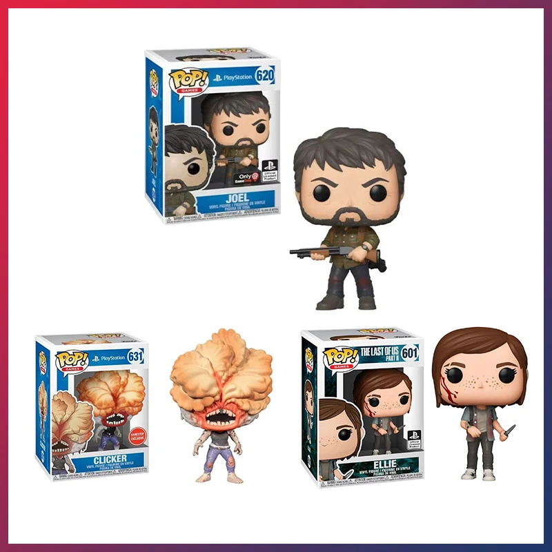 Funko Pop The Last Of Us Games Model Figure Joel Ellie Boys Toy Collectible Desktop Ornament Kids Birthday Gifts