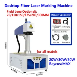 Disassembled LY Desktop Mini Galvo Scanner Align System All In One Optical Fiber Laser Nameplate Marking Machine Fiber Laser