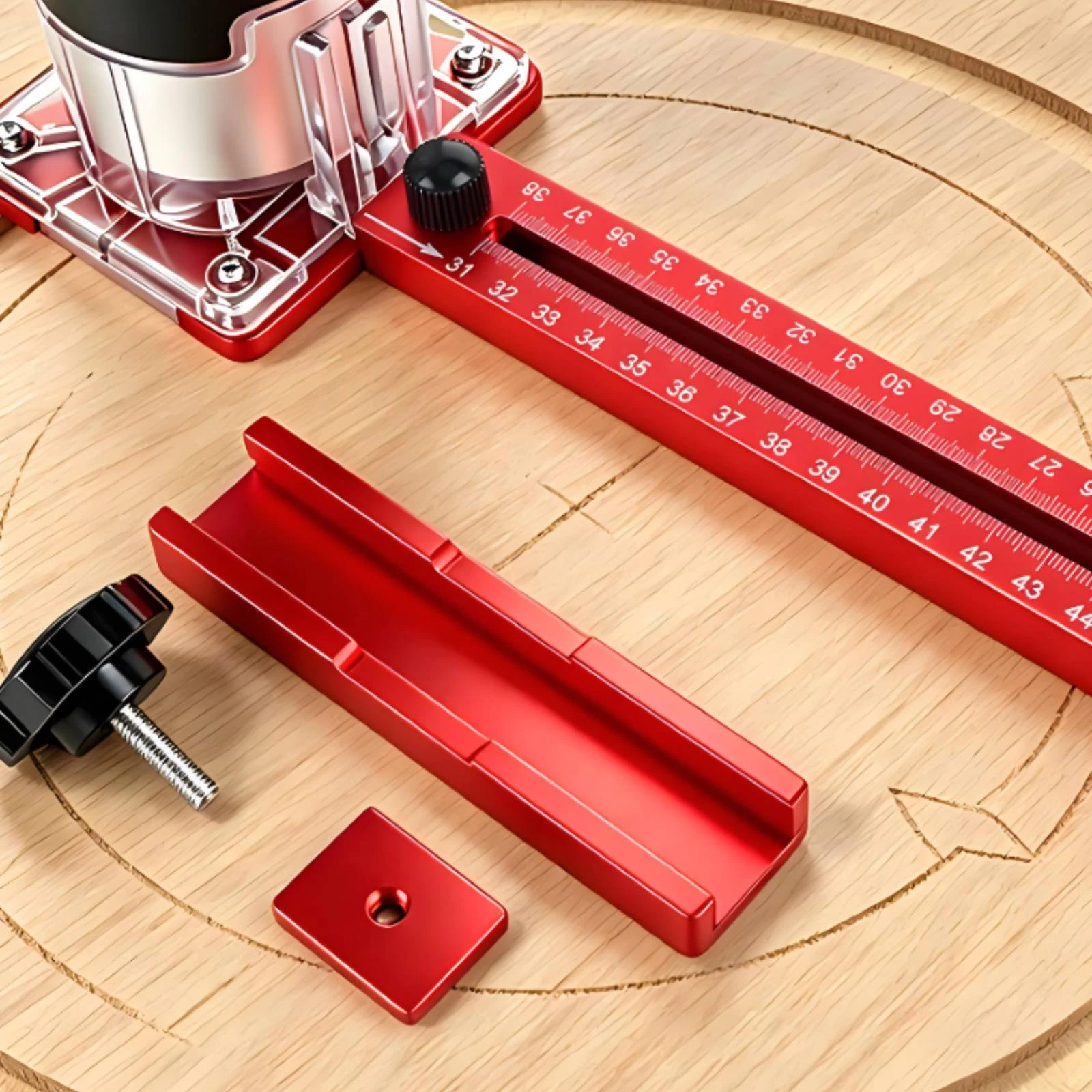 Router Circle Cutting Jig Alum - Woodworking Cutting Tools review and price