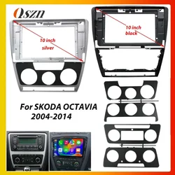 Car Frame Fascia For Skoda Octavia 2004-2014 Car Radio Android Stereo MP5 GPS Player Panel Casing Frame Fascia Dash Cover Trim
