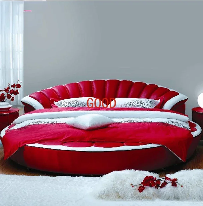 

Leather round Bed Double Bed