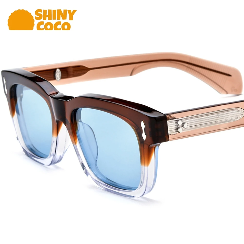 

ShinyCoCo Luxury Brand Square Sunglasses Made Of Sheet Metal Fashionable Polarized Sunglasses Driving Glasses Frames