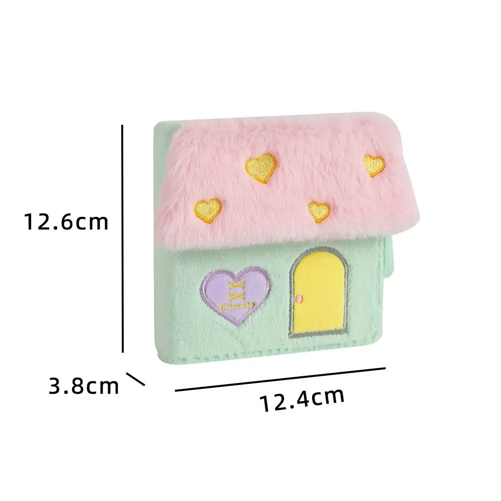 Cute Plush Cartoon Plush Photocard Holder 1 Grids PVC Idol Photo Album Binder Inner Pages Photocards Collect Volume School