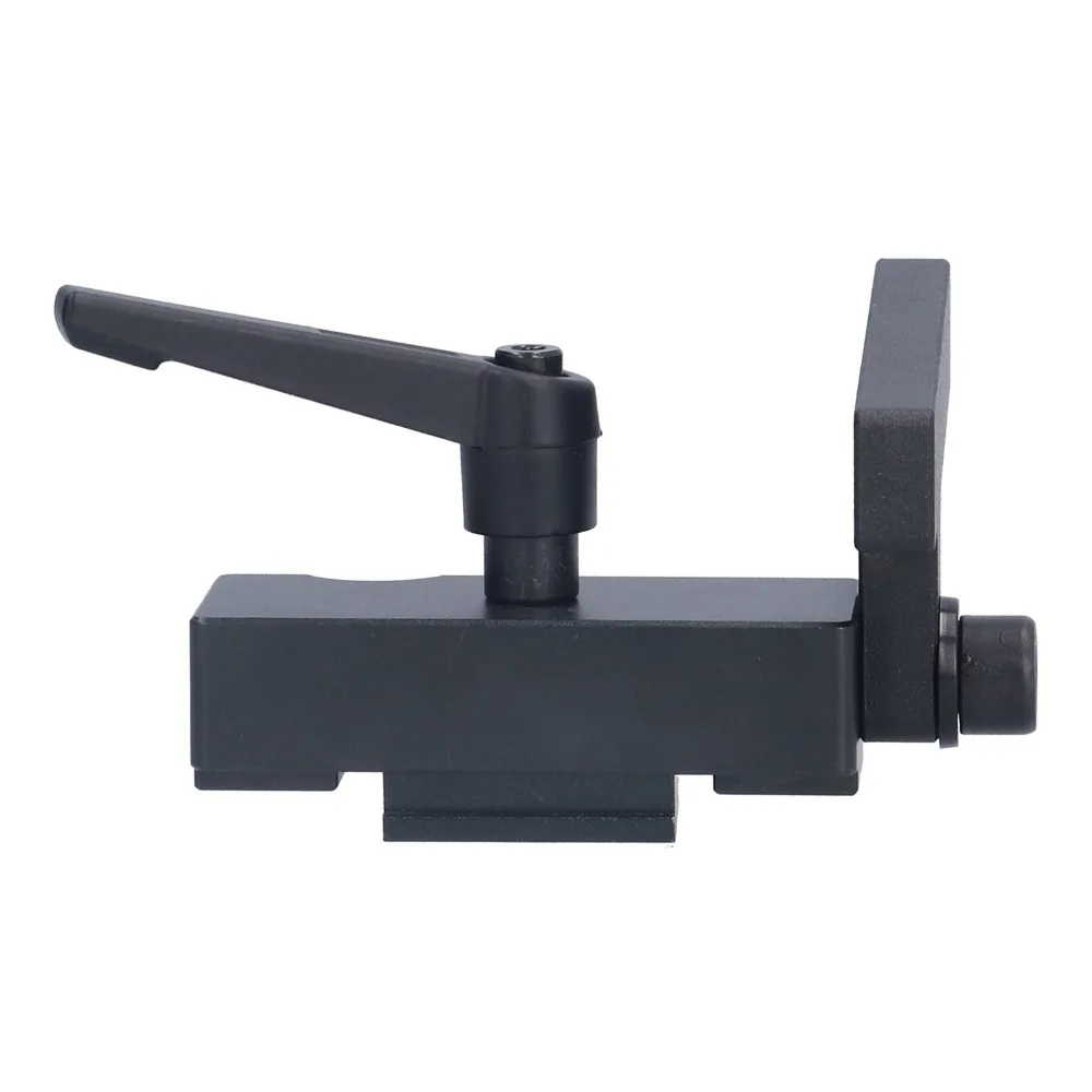 Rotatable Handle Miter Track Stop 90 Degree Rotation Standard T Track Woodworking Chute Limiter Aluminum Alloy
