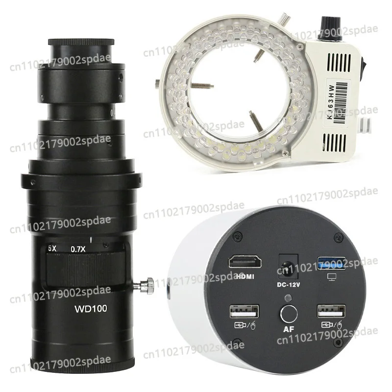 AutofocusIMX678 4K  USB PC Measure Digital Microscope Camera C Mount Zoom Lens Industry PCB Soldering Repair Tool Suit view 4
