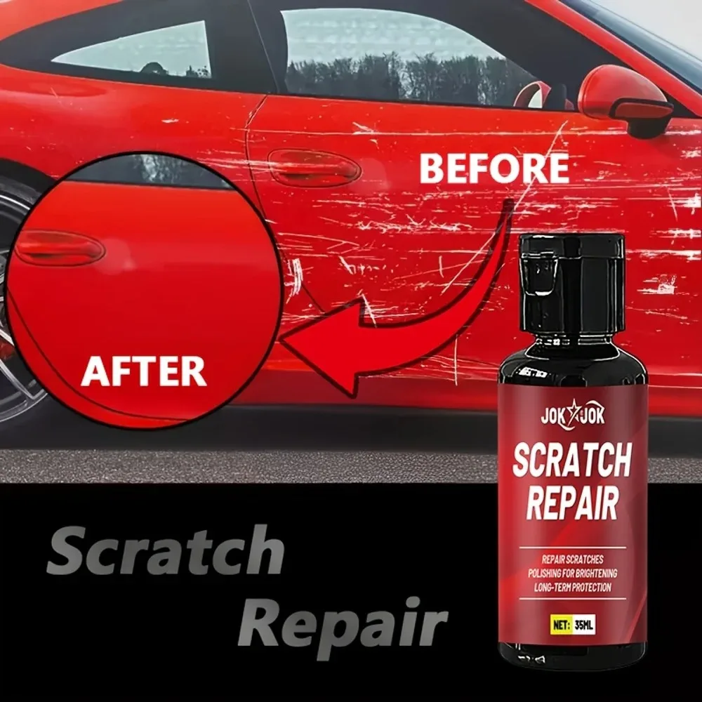 Kit de reparación de rayaduras de coche, removedor de rayones y pulido universal para pintura de automóvil, adecuado para varios colores de pintura, diseñado para Vehi