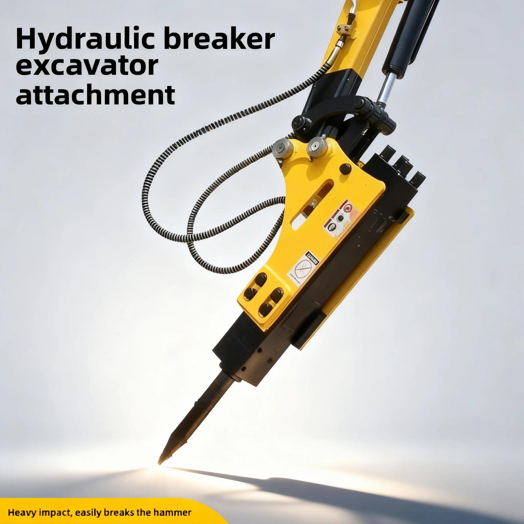 Mini Excavator Attachments Hydraulic Breaker Hammer Earth Auger Bucket Thumb Quick Hitch Digger Spare Parts Job Site