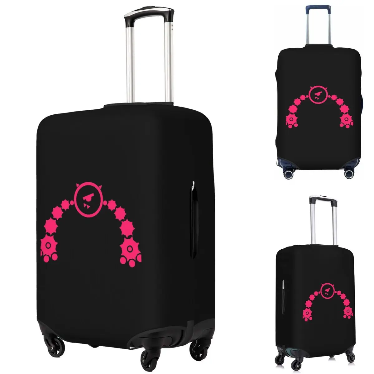 

Just Shapes And Beats Blixer Suitcase Cover Protection Elastic Trip Luggage Protector Covers for 18-32 Inch