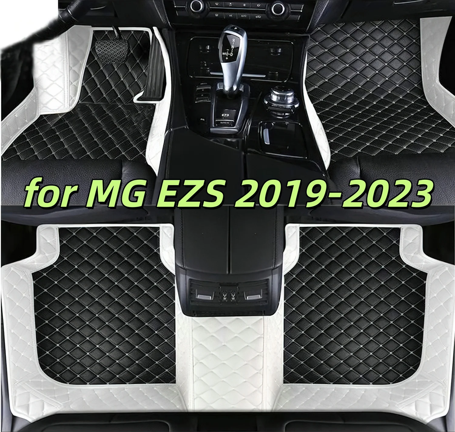 Car Accessories interior floor leather mats fits for MG EZS 2019 2020 2021 2022-2023 vehicle full set carpet pads