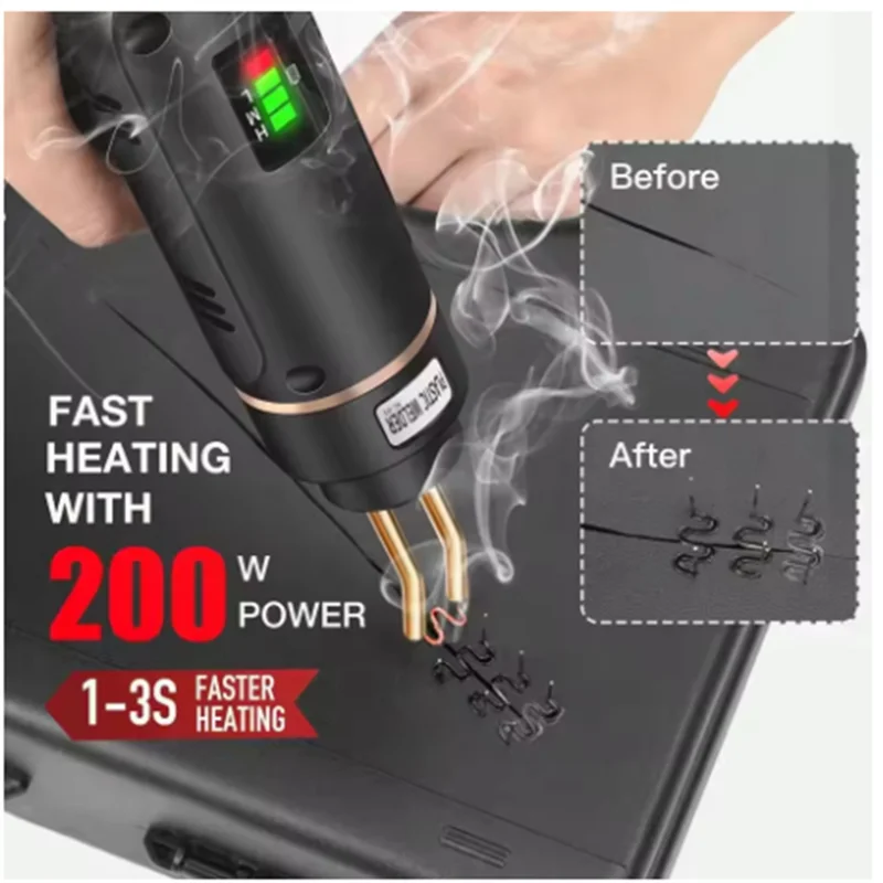 

ABHB-200W 5000Ahm горячий степлер пластиковый автомобильный бампер ремонтный комплект сварочный аппарат для припоя набор инструментов для сварки пластика