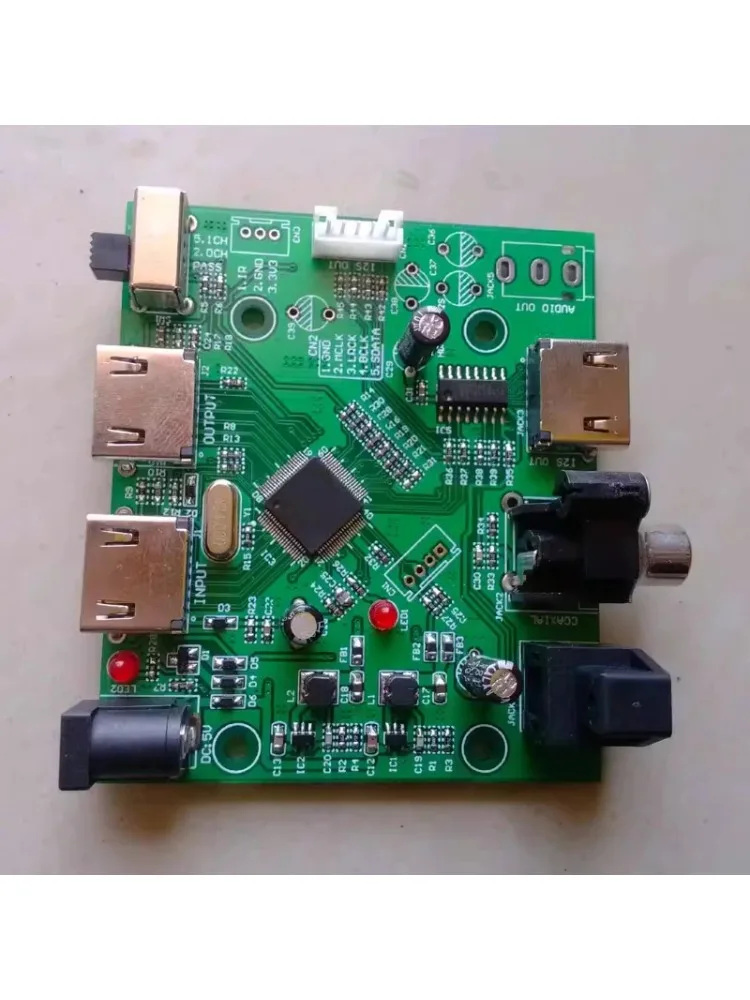 HDMI digitale interface scheidt en extrahert audio I2S/DSD/optisch/coaxiaal HDMI naar I2S/IIS - afbeelding 2