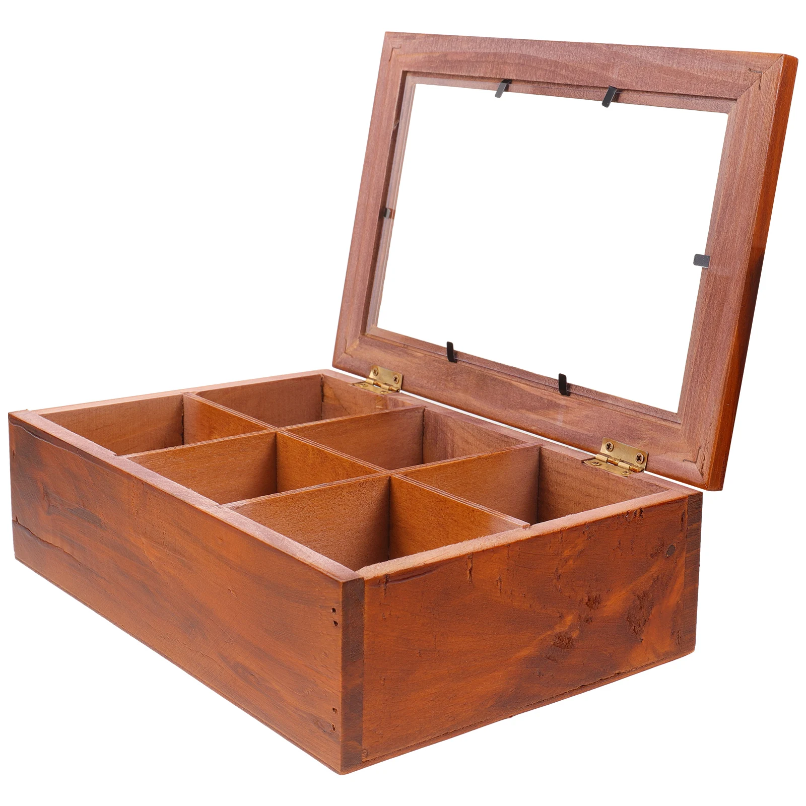 

Wooden Storage Jewelry ganizer Vintage Style Ring Holder Desk Tidy Travel Jewelry Box For Earrings Only Portable