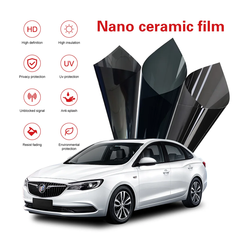 Home Car  Window Tinting Sticker 100cm*152cm HIR100% 2 MIL Quality Nano Ceramic Film Window Solar Protection Foil