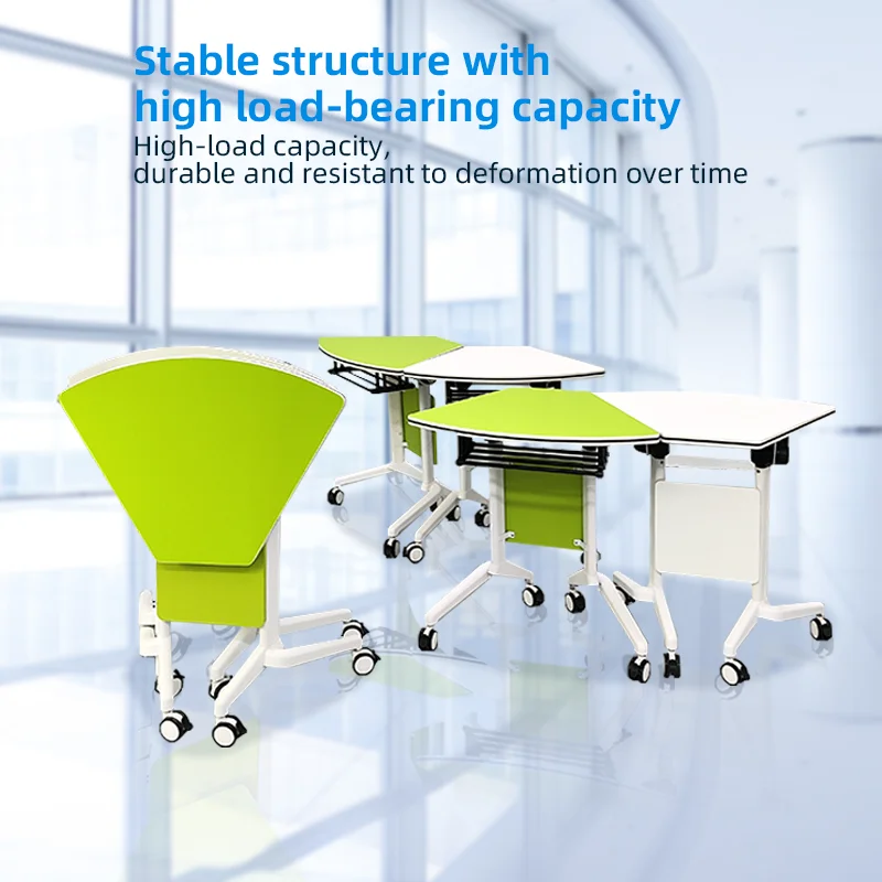 School Furniture Stackable Training Table With Wheels Mobile Splicing Multi-functional Study Desk For University Classroom