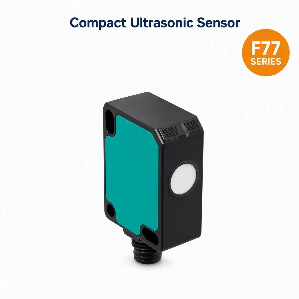 UB200-F77-E2-V31 Ultrasonic direct detection sensor NPN PNP 4-20mA 0-10V Output Voltage 10-30VDC IP67