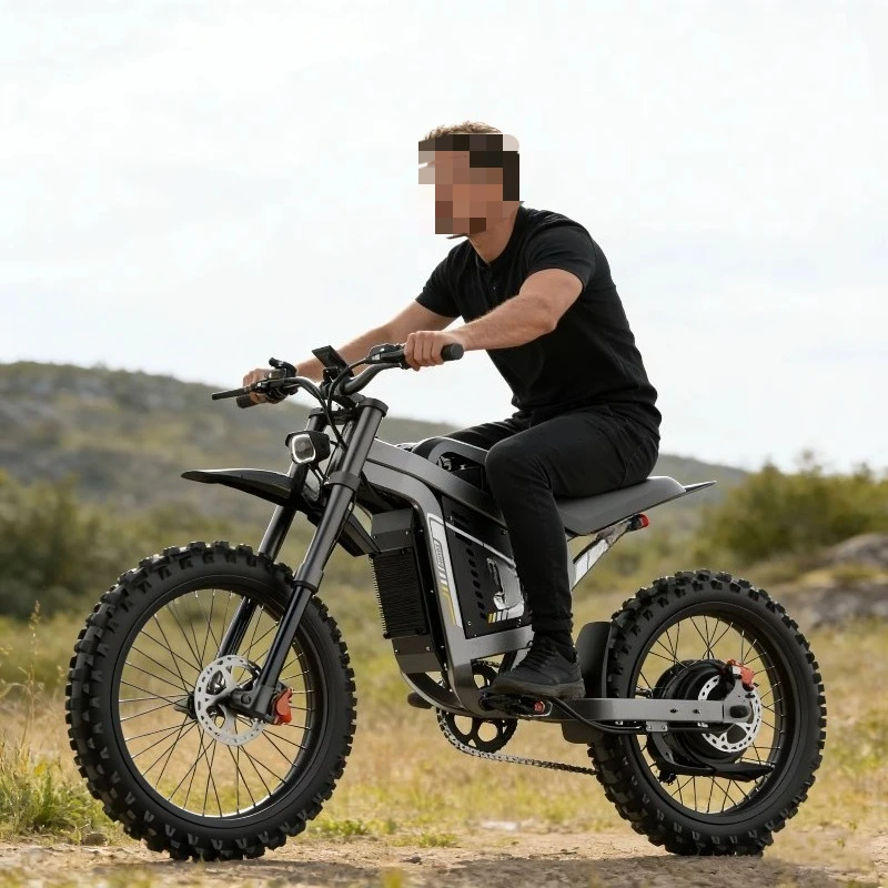 

SXLL Adult electric off-road vehicle 72V off-road vehicle with aluminum frame, hydraulic disc brake 40Ah lithium battery 7-speed