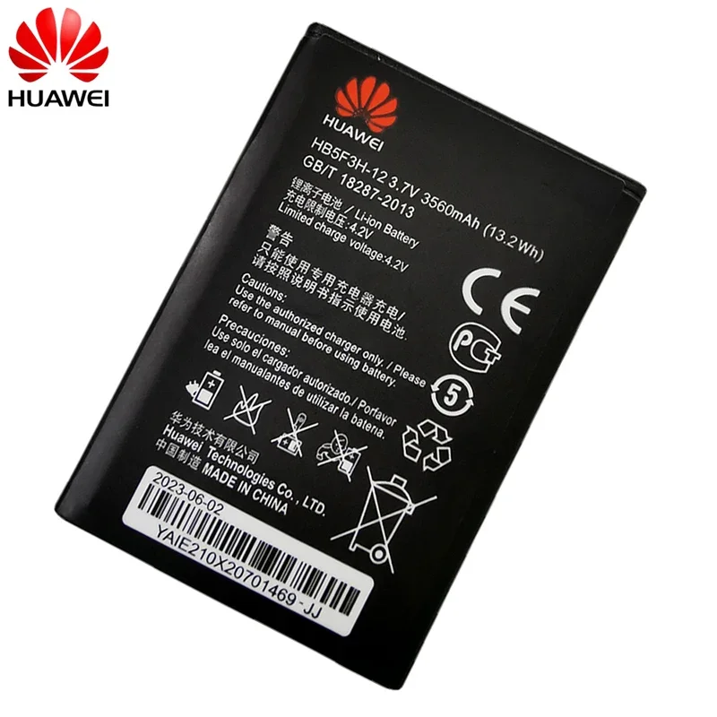 100% Orginal HB5F3H/HB5F3H-12 3560mAh Battery For Huawei E5372T E5775 4G LTE FDD Cat 4 WIFI Router Fast Shipping