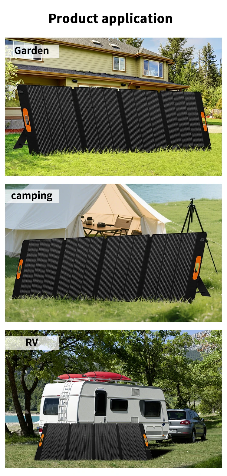 420W Tragbares Solarpanel Leichter Solar-Koffer für Powerstationen Outdoor-Aktivitäten Langlebig IP68 Wasserdicht RV – Detail 9