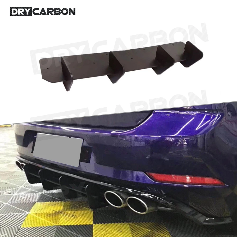 

High Quality ABS Rear diffuser Spoiler For VW Golf VII MK7 MK75 GTI R Style Back Bumper Lip Cover Car Styling