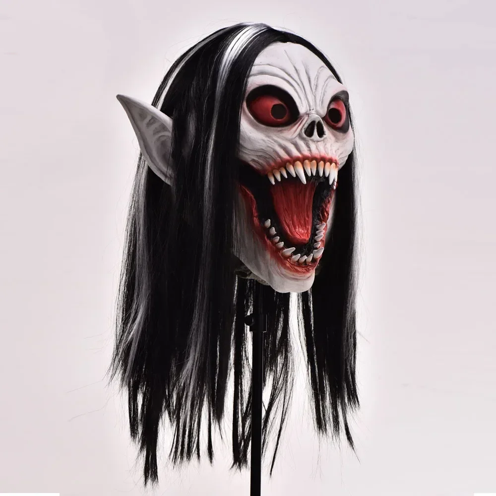 

Morbius Mask Anime Masks Morbius the Living Vampire Latex Mascaras Cosplay Mascarillas Halloween Vampires Costumes Face Masques