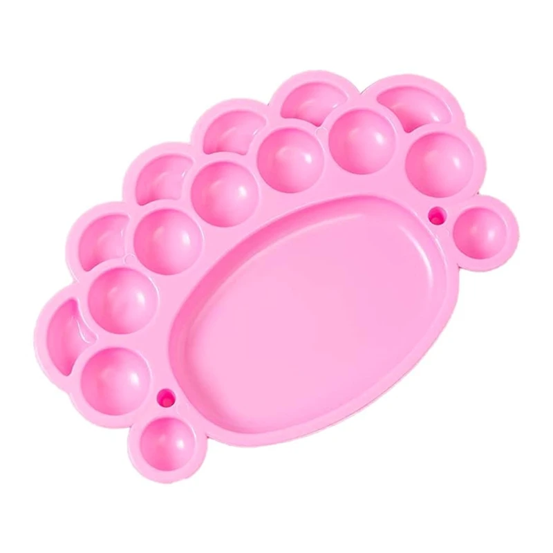 2023 nowa profesjonalna 16 studni kolorowa paleta farb taca malarska do akwareli gwasz akrylowa farba olejna losowe kolory