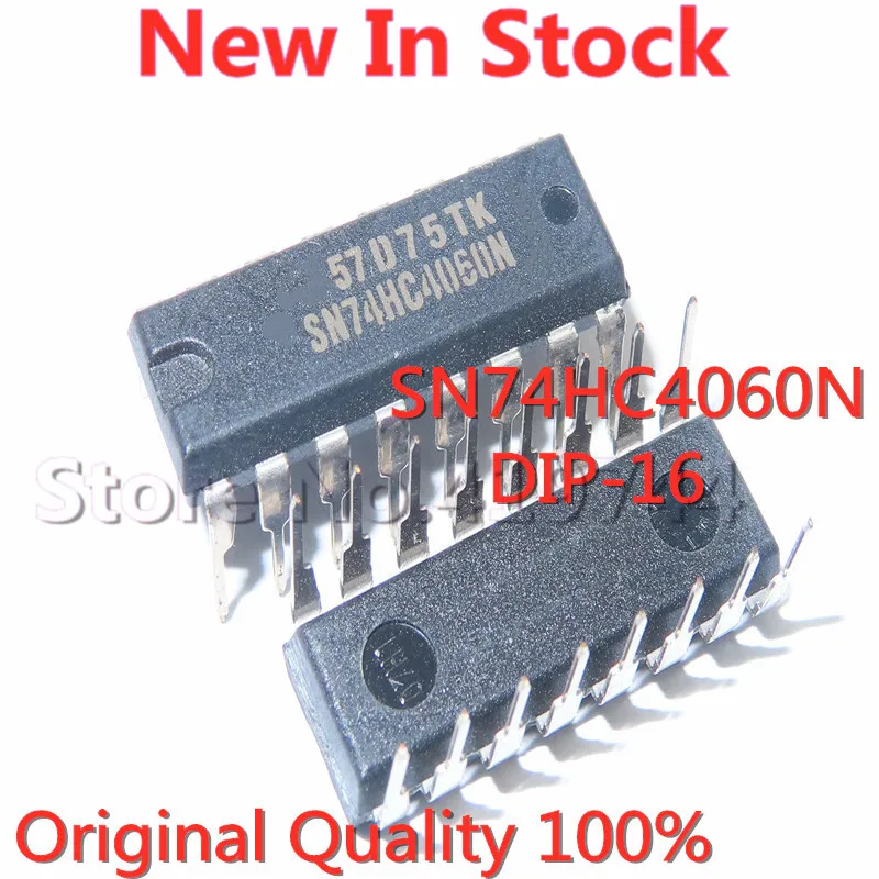 5PCS/LOT SN74HC4060N 74HC4060 DIP-16 logic-counter divider In Stock NEW Original IC