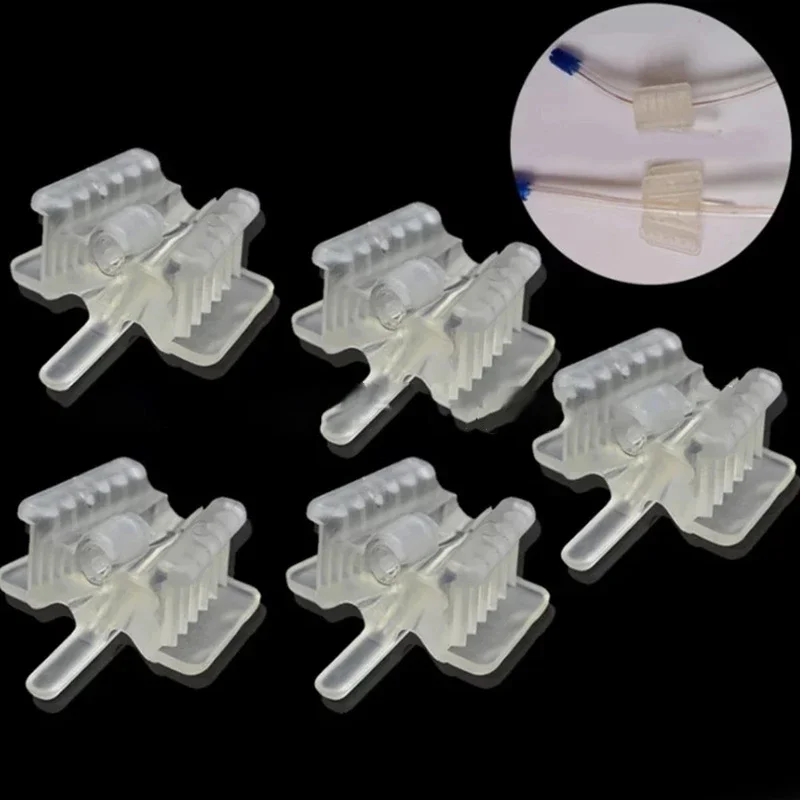 

5pcs Dental Silicone Mouth Opener Bite Block with Saliva Ejector Hole Occlusal Pad Cheek Retractor Oral Care Dentistry Materials