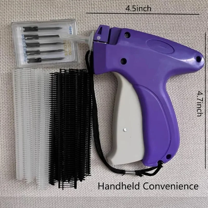 1000 Barbs 5 Needles Clothes Garment Price Label Tags Gun Marking DIY Apparel Tagging Guns Sewing Craft Tools
