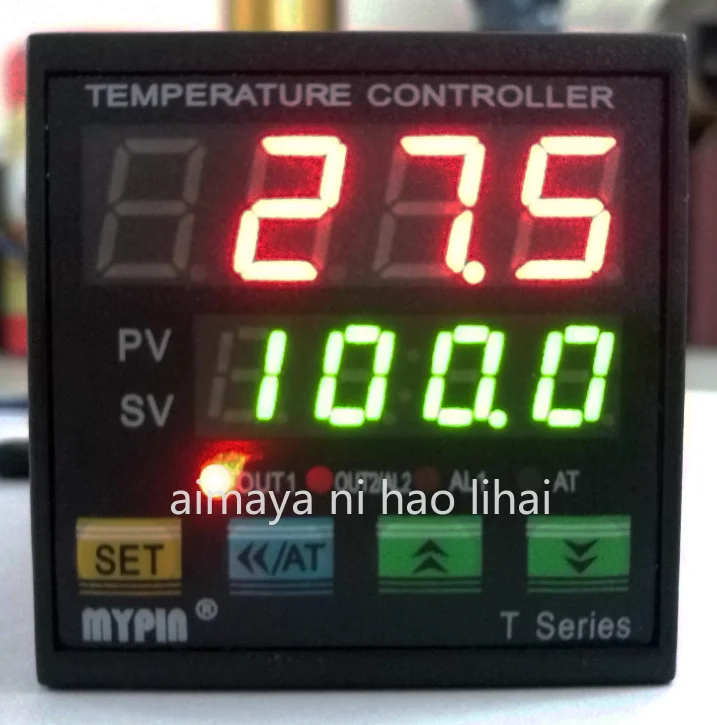 

Factory supplied digital temperature display TA4-SNR