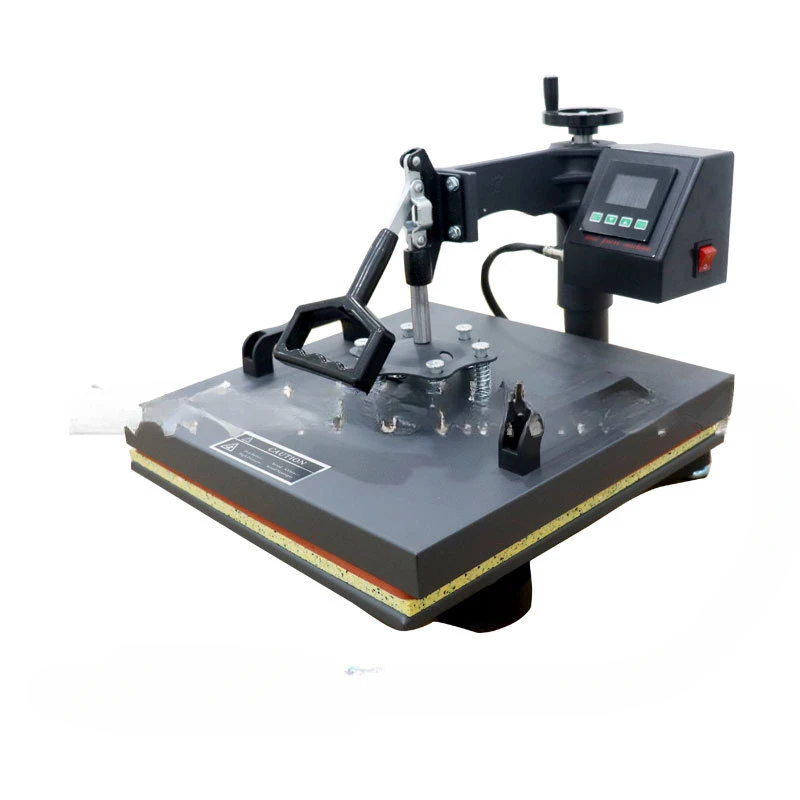 LCD heat transfer machine 3838 standard American plug high pressure heat transfer T-shirt hot press T-shirt transfer machine