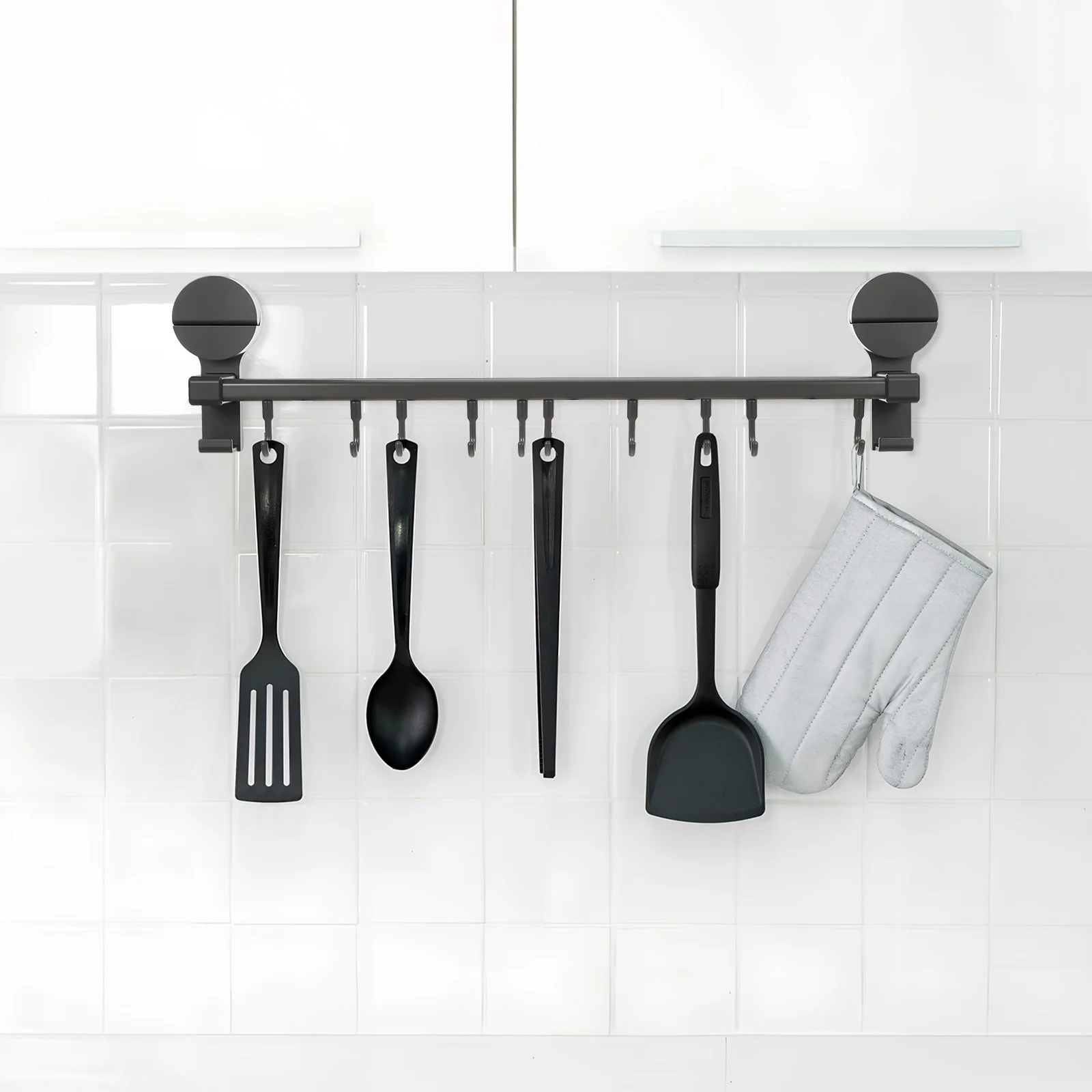 10 قطعة رف أدوات المطبخ شفط كأس لا الحفر الحائط المنظم ل ملاعق المناشف أدوات الطبخ تخزين أدوات المطبخ