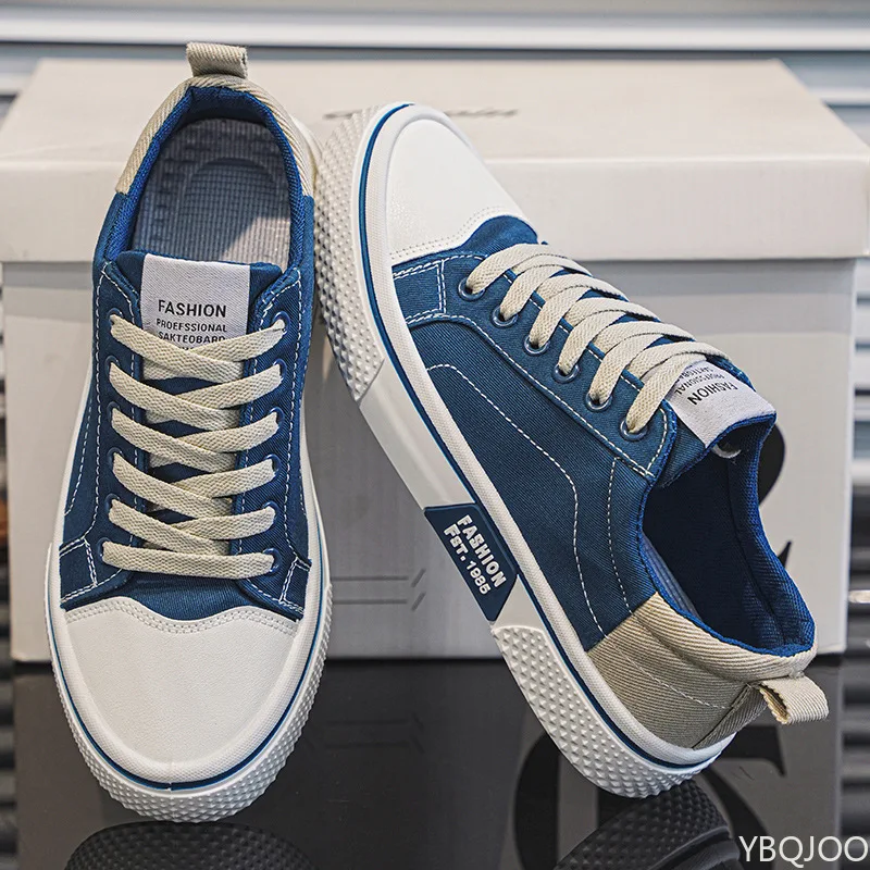 Lightweight breathable Men Shoes New Canvas Shoes Comfortable Plus Size Wear Resistant Fashionable Men Casual Sneakers