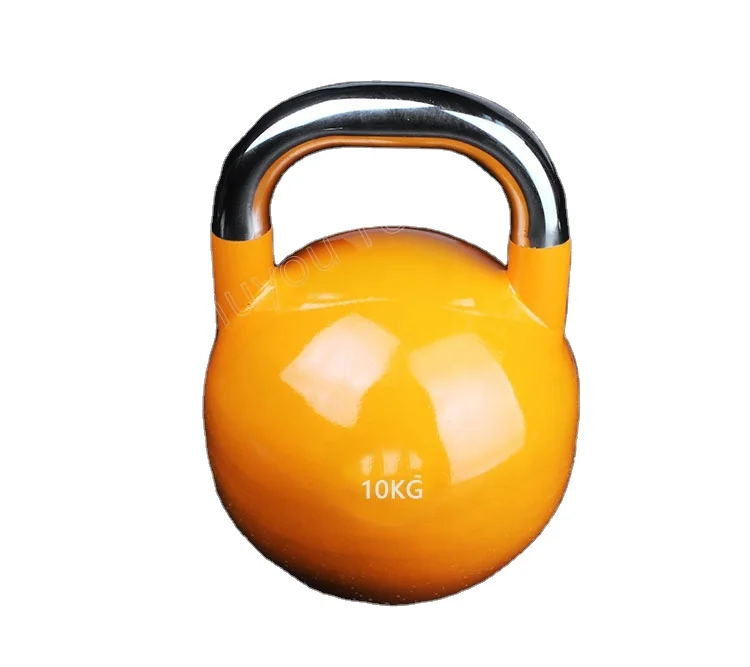 Home Gym Kettle Bell Gym Workout Fitness Equipment Competition Kettle Bell Painted Cast Iron Kettlebell free weights