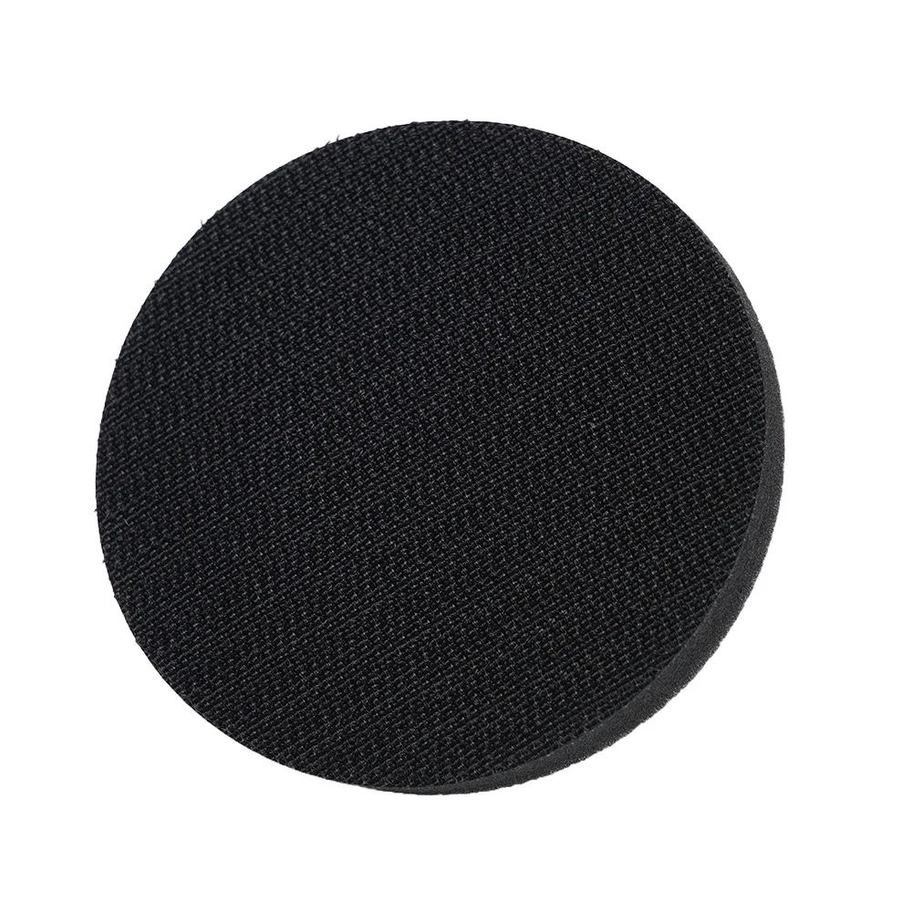 Interface Pad Backing Pad, Almofada Esponja, Preto e Branco, Gancho e Loop, Acessórios, Contra Danos, Alta Qualidade, 5Pcs