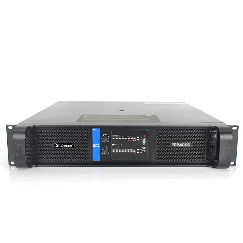 مضخم طاقة احترافي عالي Sinbosen FP24000 بقناتين * 4200 وات لمضخم صوت 21 بوصة