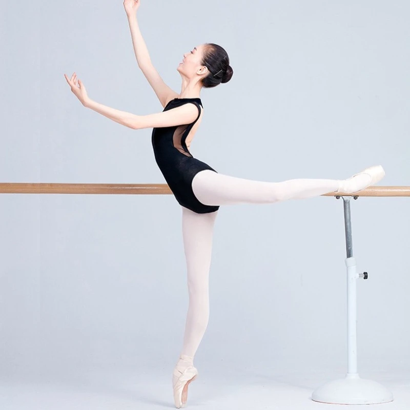 

Ballet Leotard for Women Mesh Back Gymnastics Leotard Sleeveless Dancewear for Adult Ballet Training Practice Dance Costume