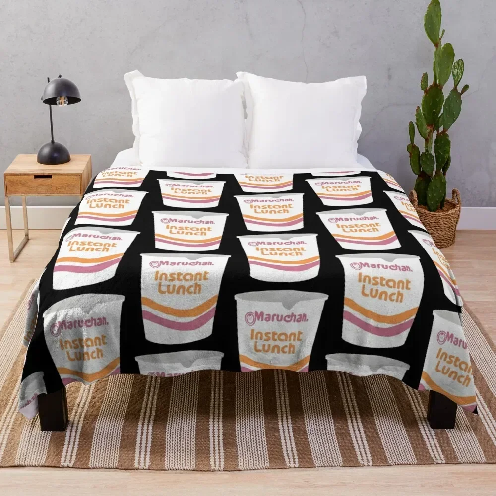 Maruchan Instant Lunch Ramen Throw Blanket Tourist Decorative Sofas Flannel Fabric Blankets