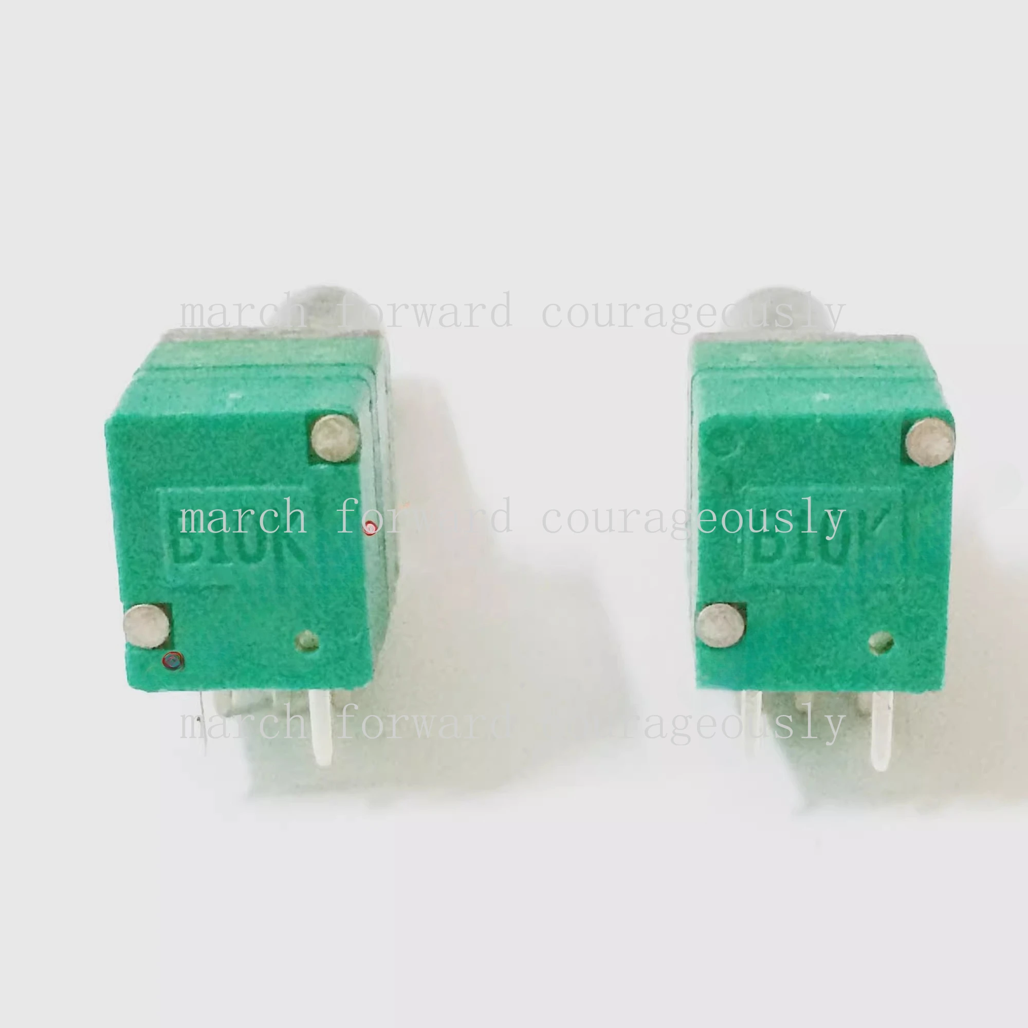 10pcs 097 type B10K B103 adjustable potentiometer semi-circular D-shaped shaft