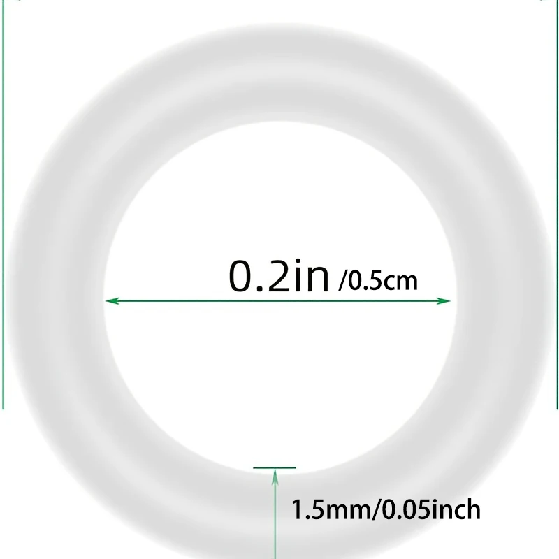 150pcs Rubber O Ring Switch Dampeners Damper Shock-Absorbing Silence Under Key Caps For Mx Mechanical Keyboard Clear Red Black image 4