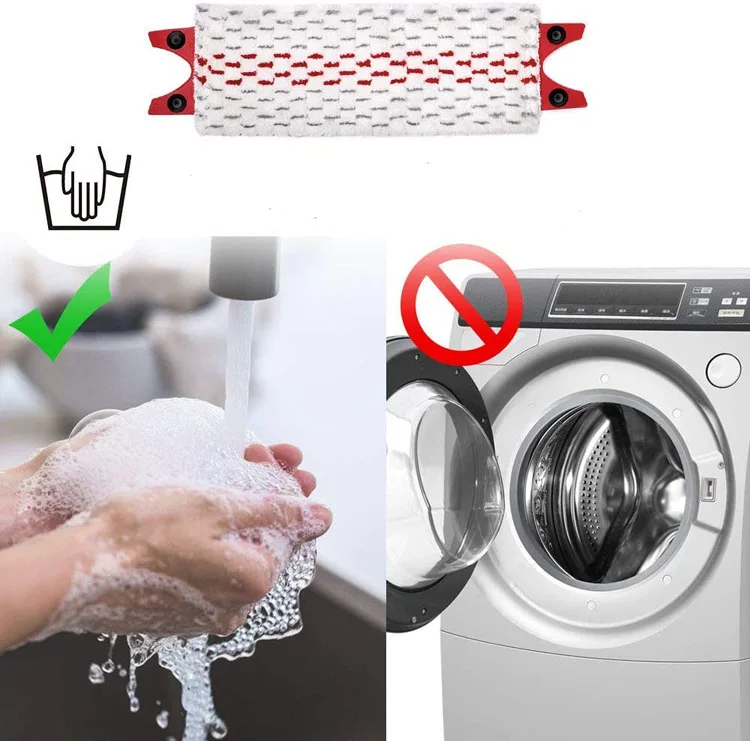 Microfibra Floor Mop Pano Pads Substituição, Vileda UltraMax, Chão de Recarga, Lavável, Substituir Spray, Flat Mop Pano Parte, 1Pc